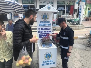 Ağırlık kontrol noktaları kuruldu